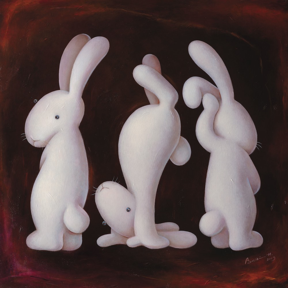 無聊三姿 Different shapes of boredom, 2013(圖片來源:黃本蕊著作《來自雲間的尼尼》,大田出版提供)