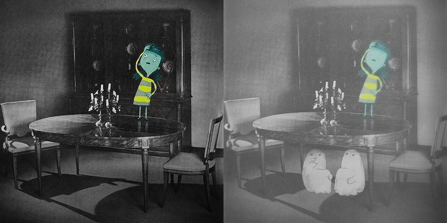 Oliver Jeffers 《There's a Ghost in This House》