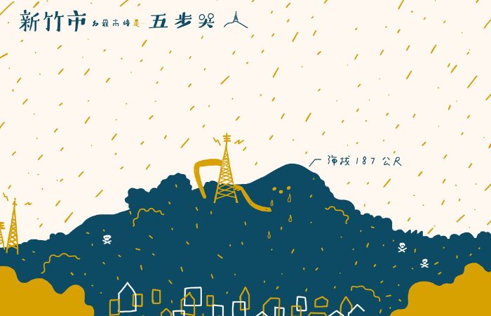 台湾19座山:新竹市五步哭山