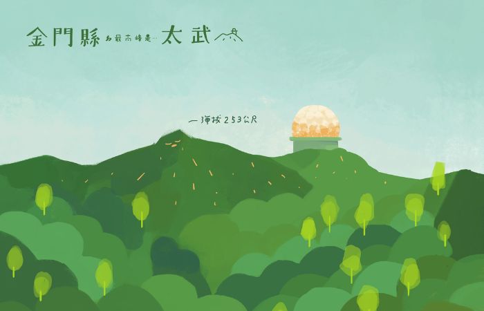 台湾19座山:金门县太武山