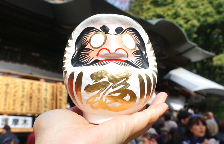 日本 許願 吉祥物 達摩 不倒翁 祈福 好運