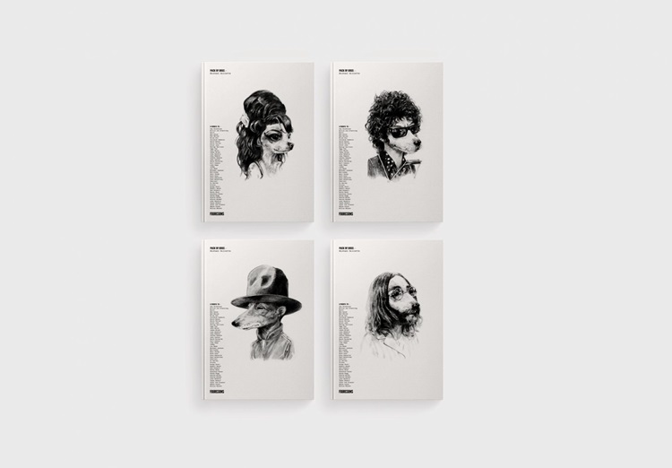 《Pack of Dogs》 尼尔.扬斯 Neil Youngs 书封 狗狗插画 狗狗 插画 狗插画 狗绘本 狗艺术品 可爱狗狗 可爱插画