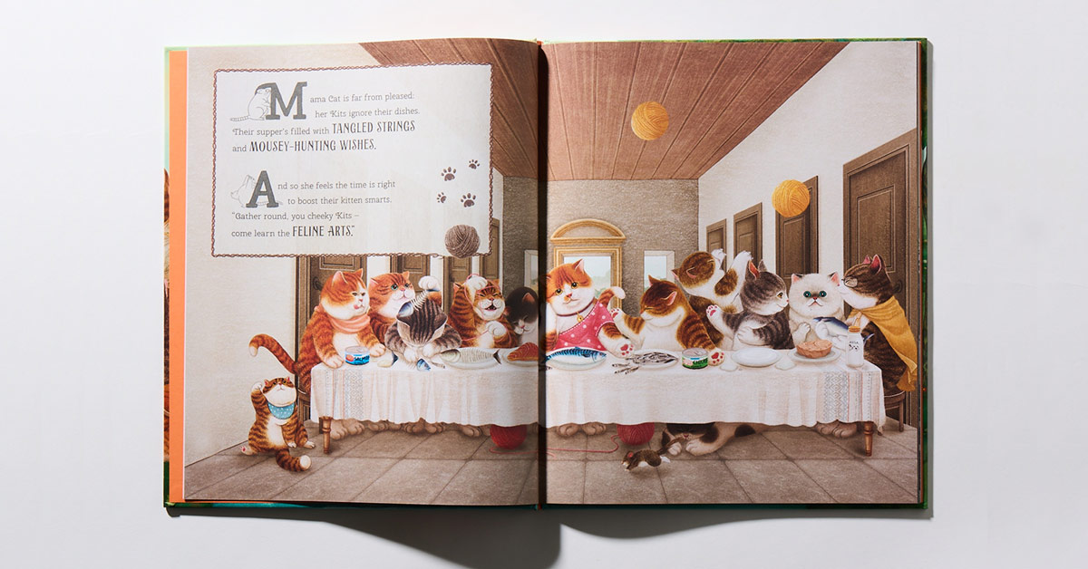 大人的绘本:闯入名画里的猫《Meowsterpieces:A Cat's Guide to Art》
