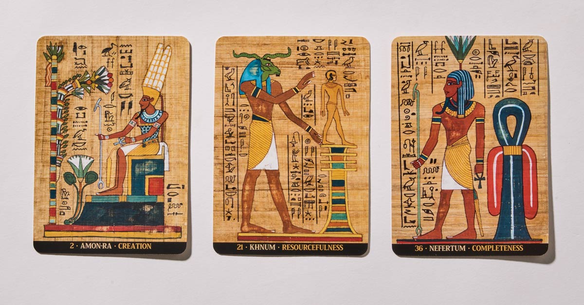 跨界讀本:神諭乘埃及之風《Egyptian Gods Oracle Cards》