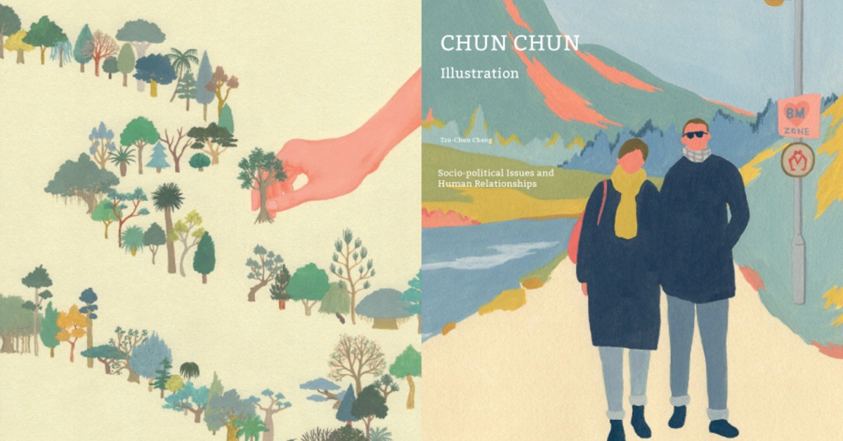 把日常活成创作:台湾插画家 CHUN CHUN 张梓钧最纯粹的生活画景